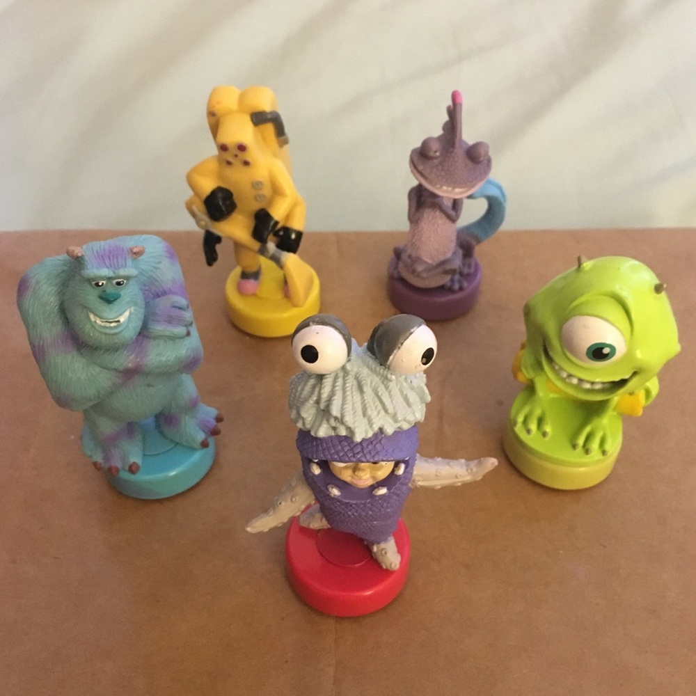 5-piece Lot Disney Monsters Inc Stamps